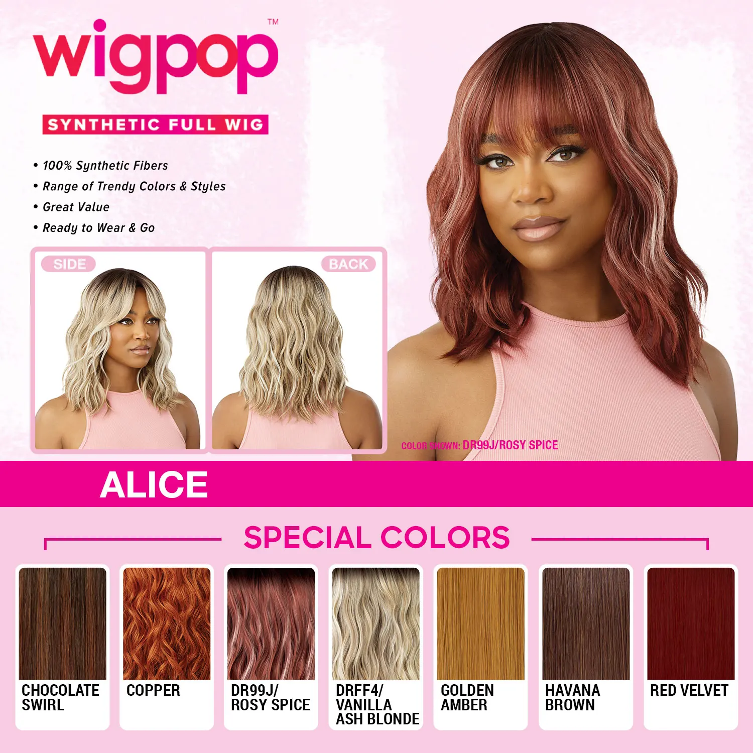 Outre Full Synthetic Wig Wigpop Alice