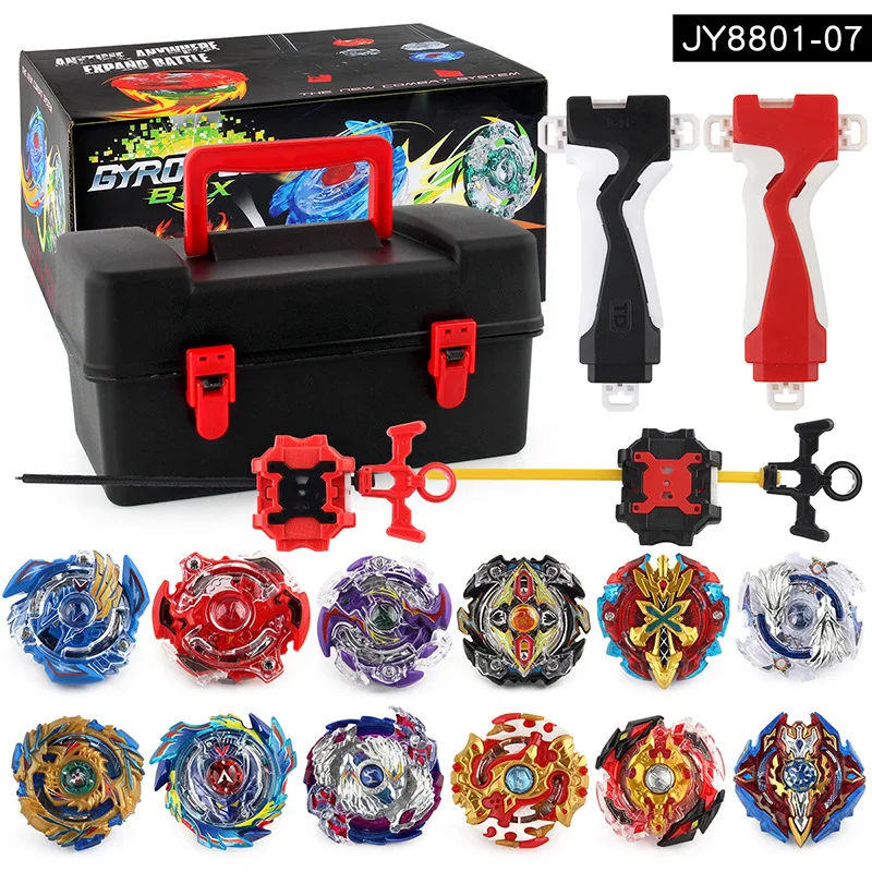 Gyro de Combat X Set, Toupie de Combat avec Lanceur Inclus, Stadium Arena Set Equipé, 1 Battle Arène de Combat pour Les Enfants à partir de 6 Ans, Cadeau de Jeu pour