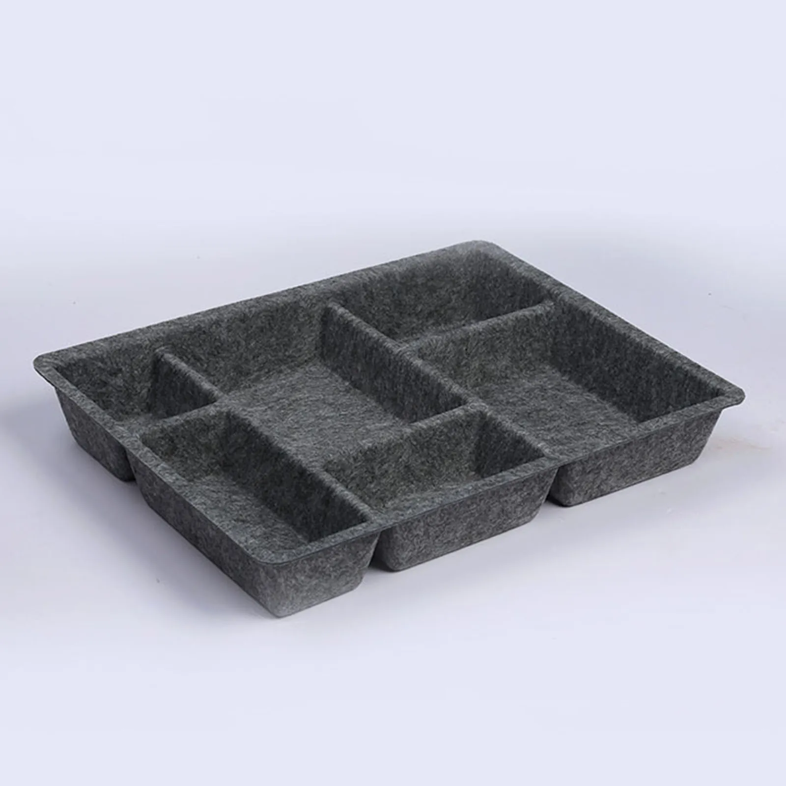 

Фетровый ящик-органайзер с 6 отделениями, универсальный многофункциональный настольный органайзер для настольного комода, кухонной светильницы, кладовой