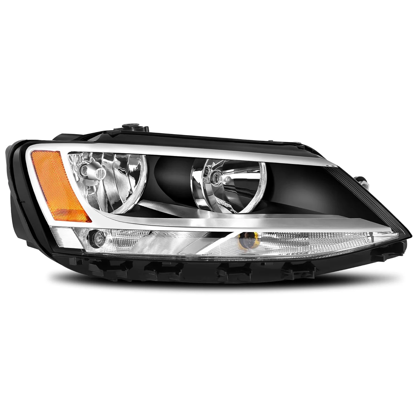 

SHAWHO AUTO Headlights Assembly Compatible With 2011-2018 Jetta MK6 Headlamp 11 12 13 14 15 16 17 18 Jetta VW MK6 Replacement