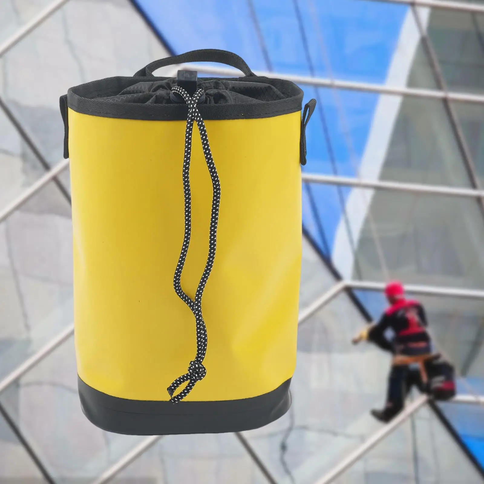 5L Rock Climbing Rope Bag Practical Caving Work Mountaineering Drawstring Pouch Outdoor Waterproof Tool Storage Bag