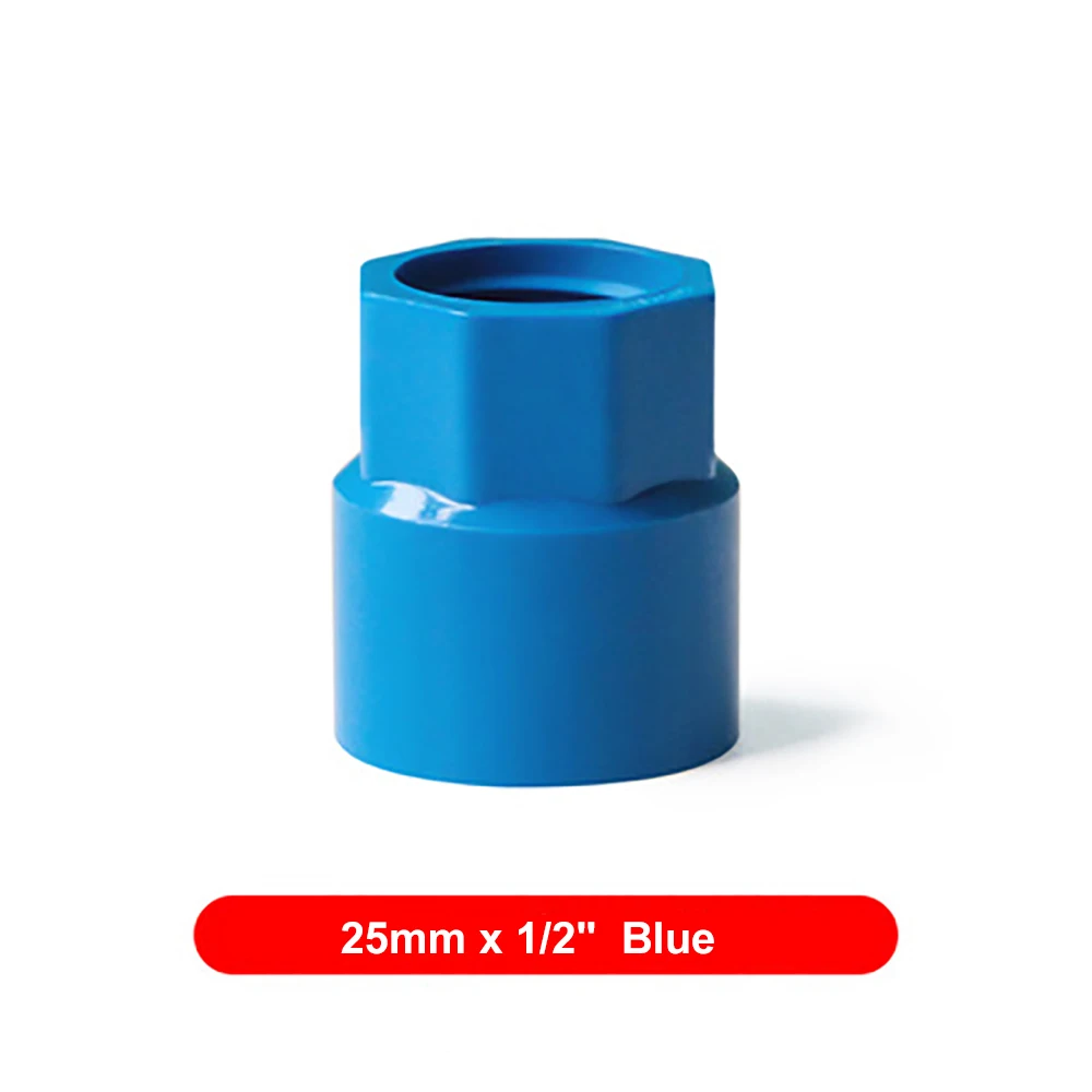 2 Chiếc PVC Kèm Ống Nữ Ren Giảm Đầu Nối Thẳng Tưới Vườn Hồ Cá Cá Adapter
