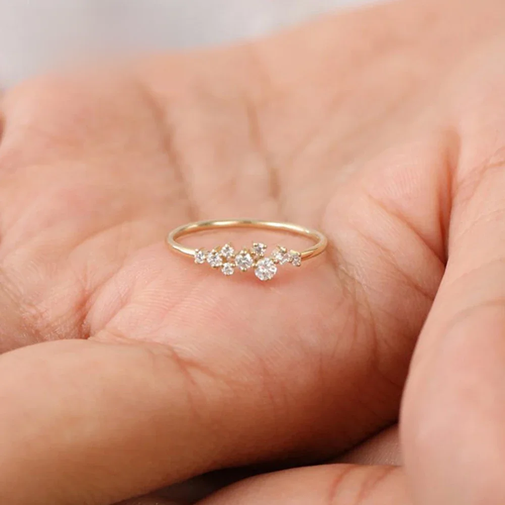 Lnngy 925 srebro pierścionek Moissanite obrączki ślubne dla kobiet genialny laboratoryjny pierścionek z brylantem Bijoux Bague piękna biżuteria na prezent — 2