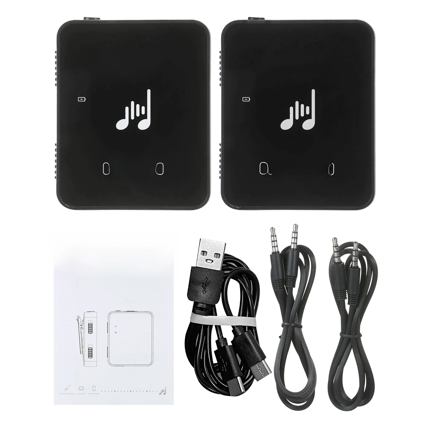 M-Vave SWS10 Wireless Earphone Monitor Sistema de Transmissão, USB Recarregável Transmissor e