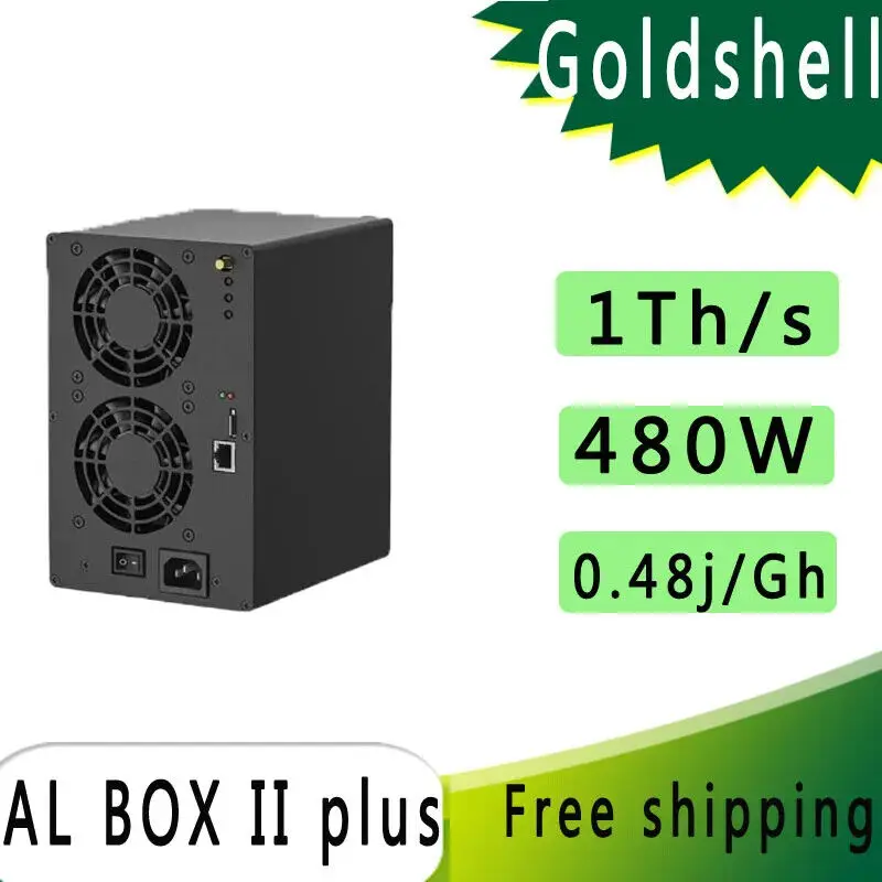 

Goldshell Al Box II Plus 1T 480 Вт Asic ALPH Miner Alephium В комплект входит блок питания