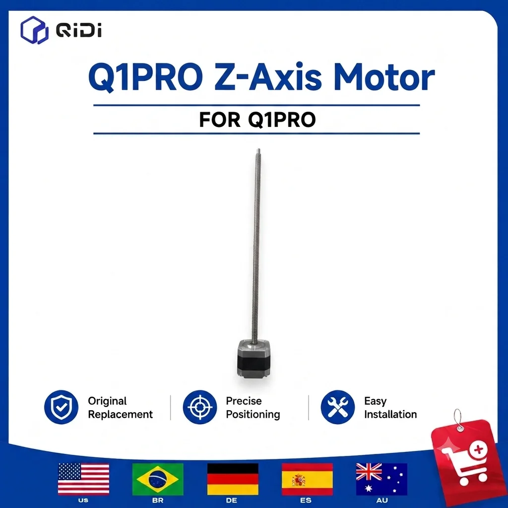 QIDI Q1 Pro Z-Axis Motor Original Lead Screw Stepper Motor Assembly Replacement Part for QIDI Q1 Pro 3D Printer