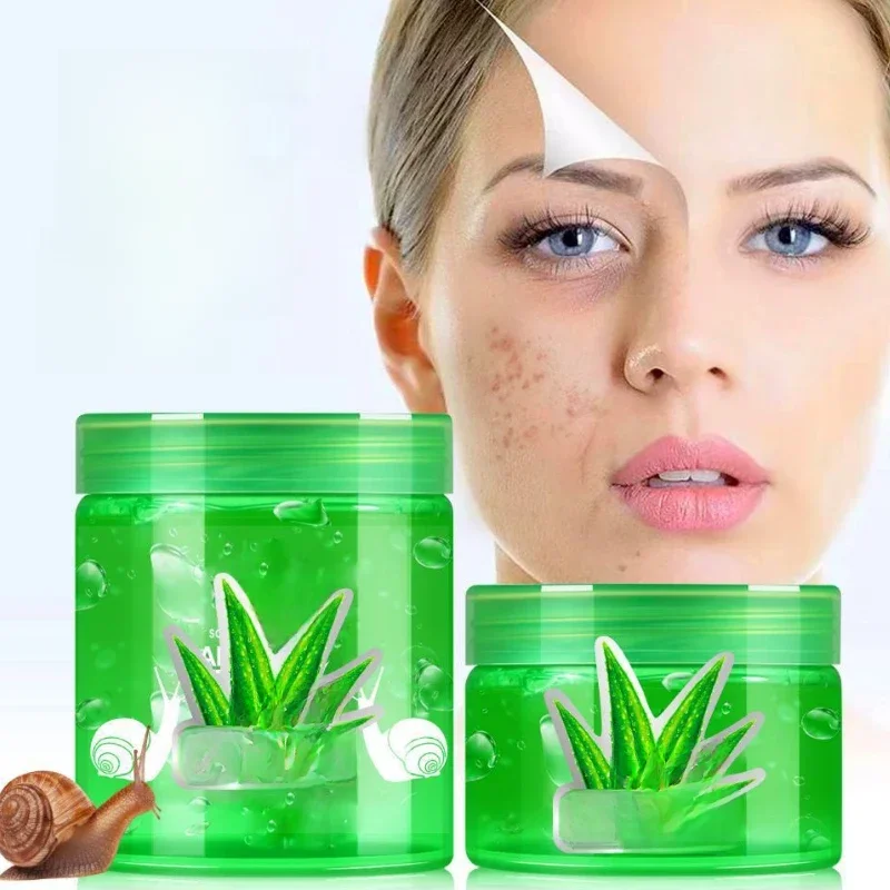 Gel d'aloe Vera naturel pour le visage, crème de soin pour le visage, hydratante en profondeur, revitalise, émollience, lissante, éclaircissante, 150ml, 250ml