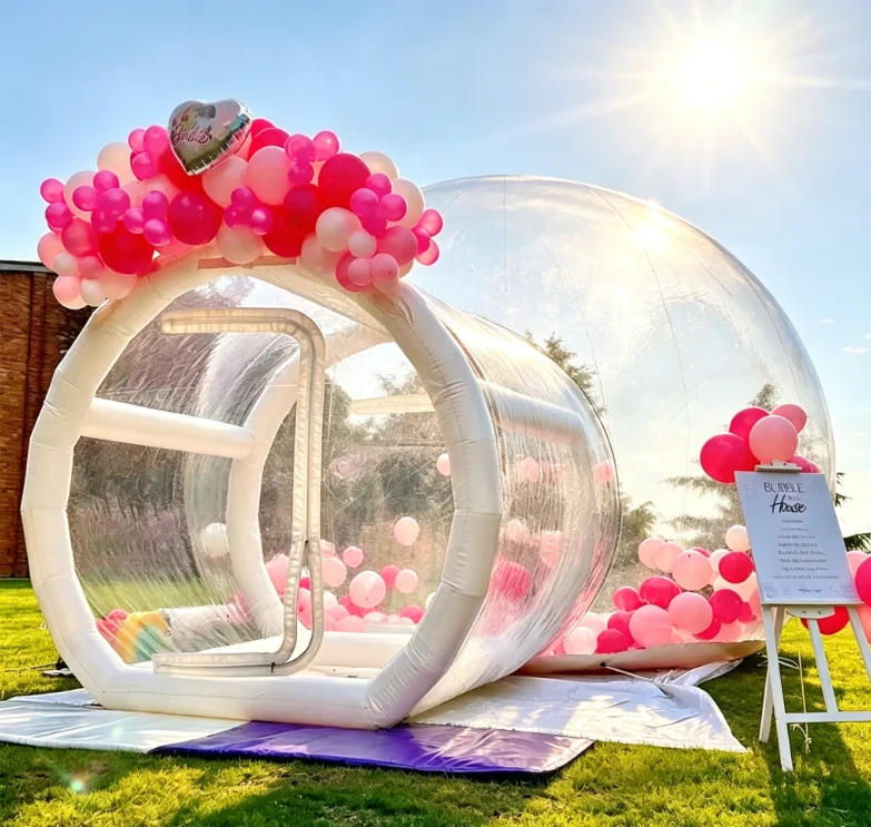 Nouveauté 2026 : Bulles gonflables sûres et transparentes, articles de fête, décorations de vacances, jouets gonflables. Stock abondant.