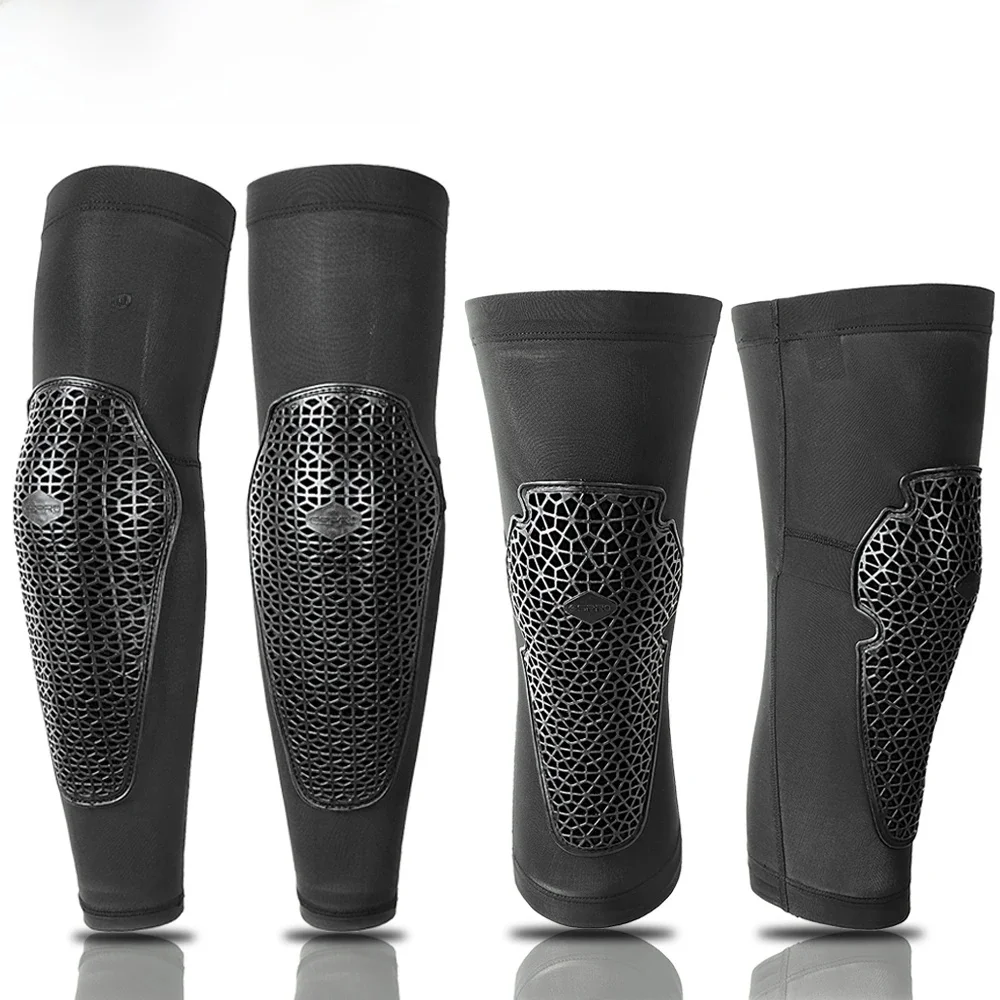 AliExpress MOTOCENTRIC VEMAR Chilled Anti-fall Motorcycle Knee Elbow Pads High Elasticity Motocross Knee Guard DH ATV MTB Cycling Moto Sleeves Kneepads