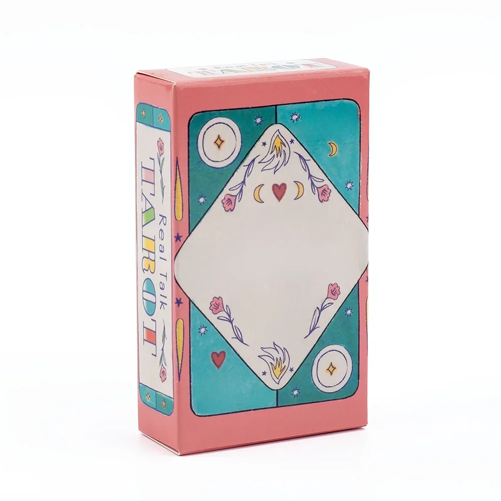 Jeu de plateau de Divination, Tarot Real Talk, révélateur de Fortune, avec 78 cartes et guide, Illustrations modernes, jeu de société amusant pour fête en famille