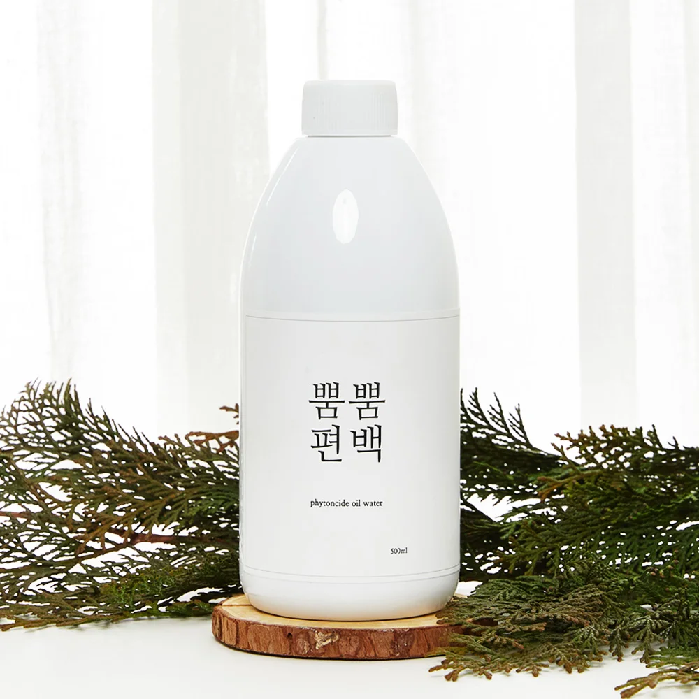 뿜뿜편백 3%천연편백오일함유 편백수 피톤치드 스프레이 500mL+500mL(리필)+30mL 2개