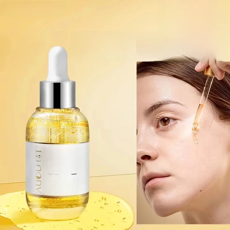 Niacinamide sérum pour le visage 24K or acide hyaluronique Essence blanchissant correcteur de taches foncées sérum pour le visage produits de soins de la peau