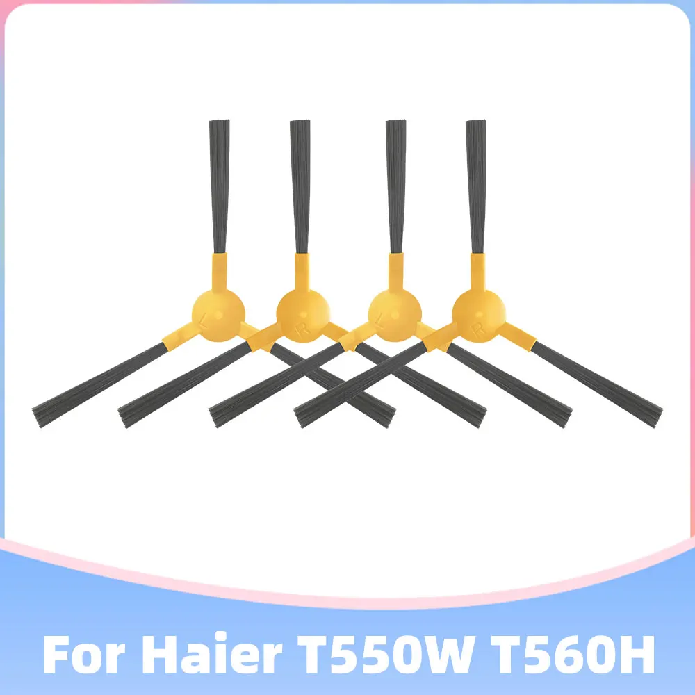 Pièce de rechange pour aspirateur robot Haier Tcape W T560H, accessoire de remplacement, brosse latérale, vadrouille, gril, chiffon, filtre Hepa