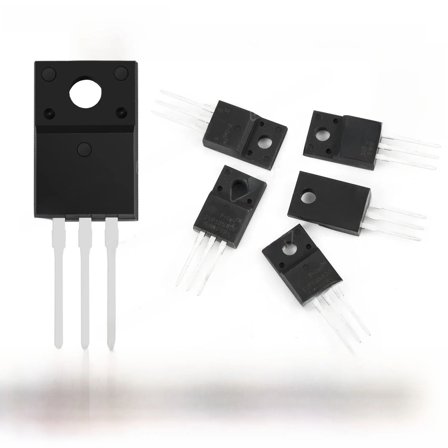 Transistor Mosfet 600V TO-220F 20N60 6N60 7N65 4N60 10N60 2N60 8N60 12N60 18N50 7N60 5N60 4N65 12N65 10N65 5N50 canal N, 10 pièces