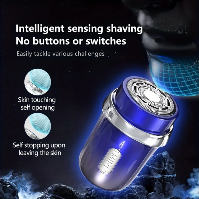 ماكينة حلاقة كهربائية صغيرة محمولة جديدة مقاومة للماء أداة تهذيب شخصية للرجال