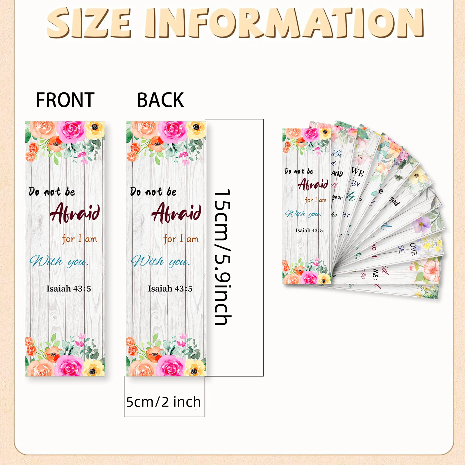 مجموعة إشارات مرجعية للكتاب المقدس مكونة من 12 قطعة، علامات كتاب آية الكتاب المقدس الورقية مع اقتباسات ملهمة، تصميمات ألوان مائية أنيقة #2
