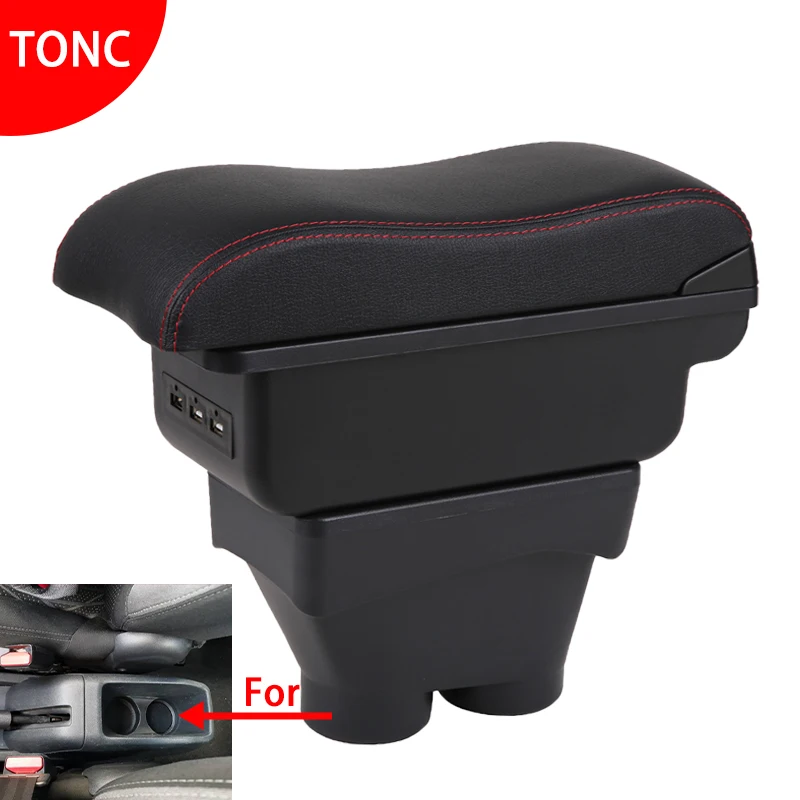 For Peugeot 208 Armrest Box Storage Box 2012 2013 2014 2015 2016 2017 2018 Auto Parts Interior Center Console Organizer