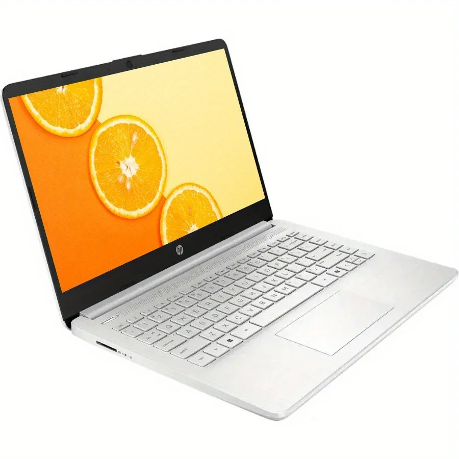 Laptop empresarial HP HD de 14", processador Intel N150, 16 GB de RAM, 128 GB UFS, gráficos Intel, Wi-Fi 6, Windows 11 Home, prata natural