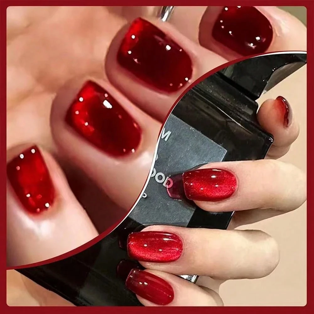 15ml Zijde Naakt Kristal Cat Eye Gel Polish Magnetische Nagellak Holografische Roze Cat Eye Gel Nagellak Gel Gel vernis