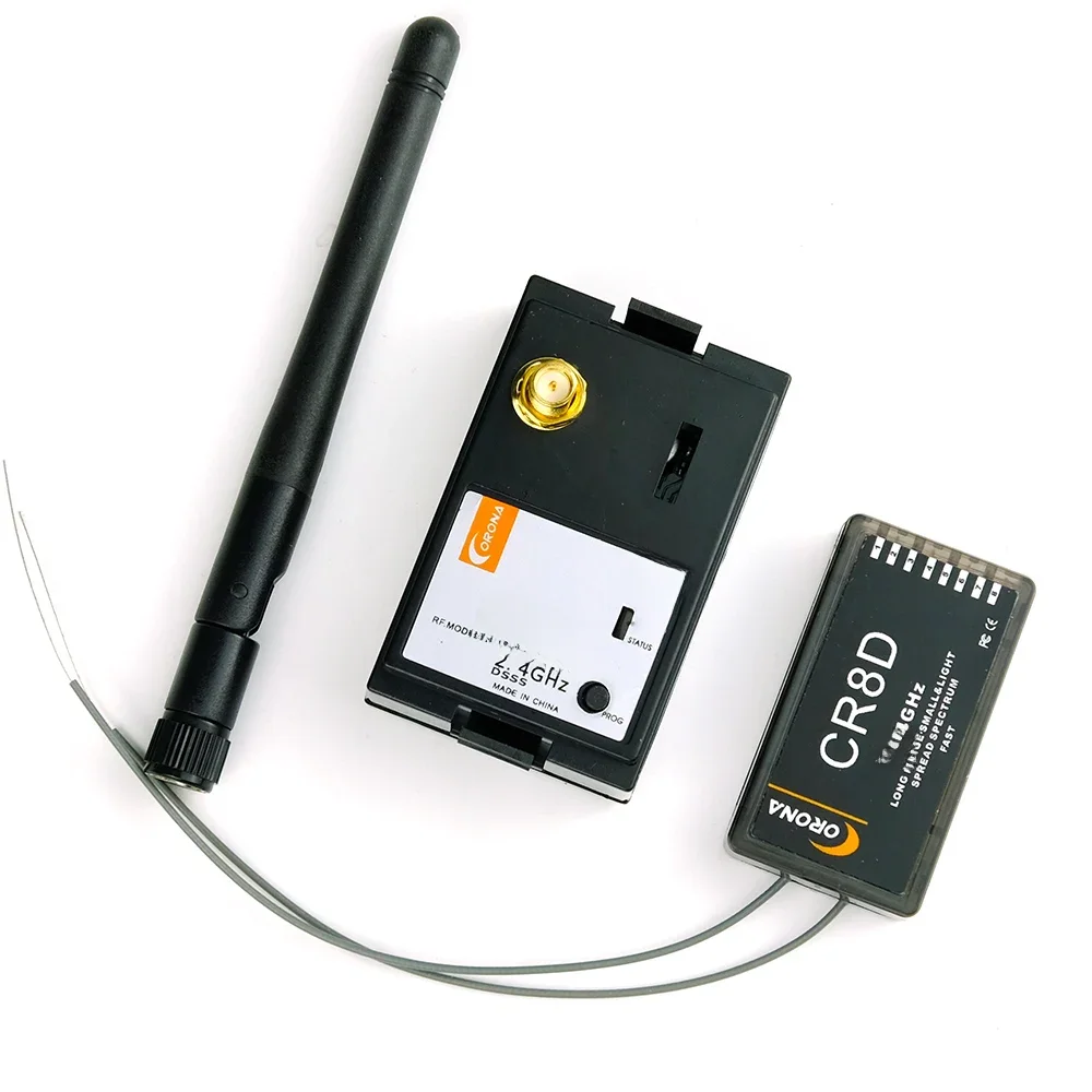 Corona 2,4 Ghz Futaba/ HiTec Modul Tx Rx Combo Kit CR8D und CT8F (V2 DSSS) konvertieren zu 2,4 Ghz