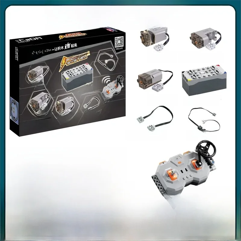 Hoge Snelheid Servo L M Motor En Led Licht Compatibel Met Lego Auto 88004 88003 88013 Cada Technische Power Functies S059-001 - afbeelding 2