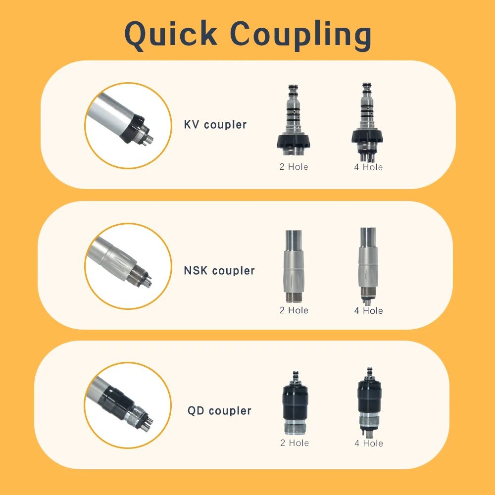 Exp Dental Equipment Air Prophy Unit Teeth Whitening Polisher Jet Oral Hygiene Prophy Polishing Tool KV/NSK/QD Connect