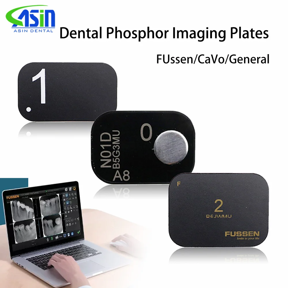 Portable Dental X-Ray Scanner Medical Radiovisograph Digital Sensor RX Dental Match Plate 0# 1# 2# 3# Imaging Plate for Fussen