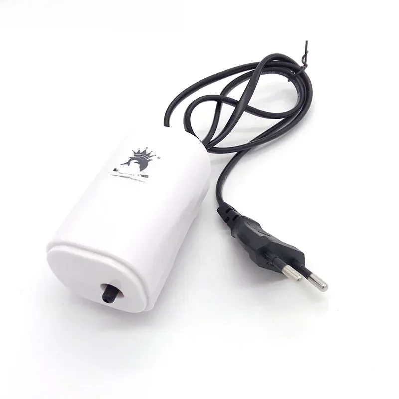 Ultra cicha pompa powietrza do akwarium 220 V 3 W Mini sprężarka powietrza Pompa tlenowa do akwarium Pompa tlenowa do akwarium Jeden wyjście — zdjęcie 2
