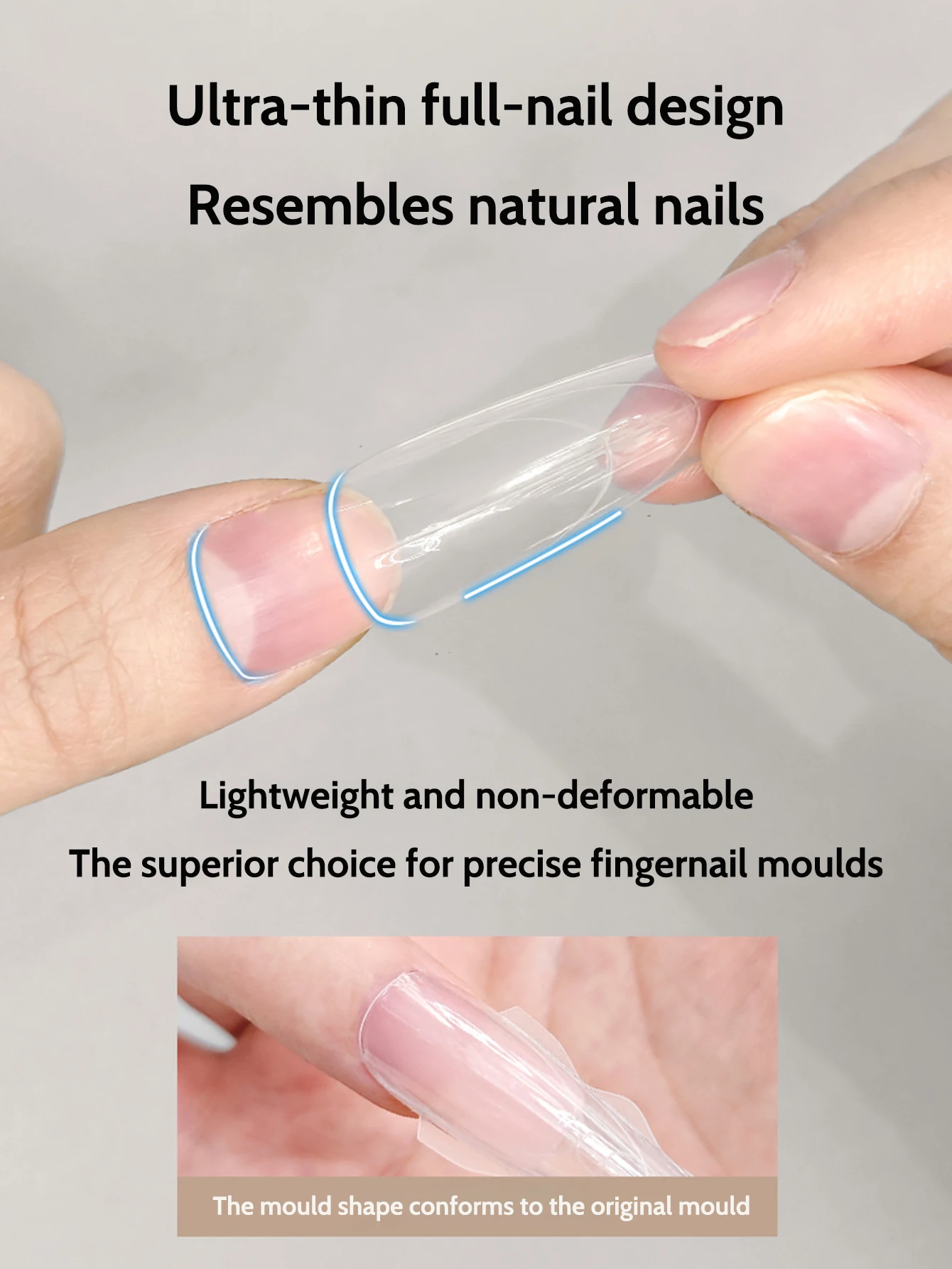 180 قطعة من وضع الأظافر الأندويش، وصلة سريعة بدون ورق، كريستال متضمنة قوالب سفلية وأعلى، سهلة التمديد لصالون الأظافر #2