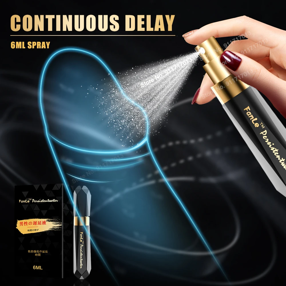 Delay Ejaculation Sex Spray for Men Non-Numbing Male External Use Prolong Penis Enlargment Anti Premature Ejaculation Topical