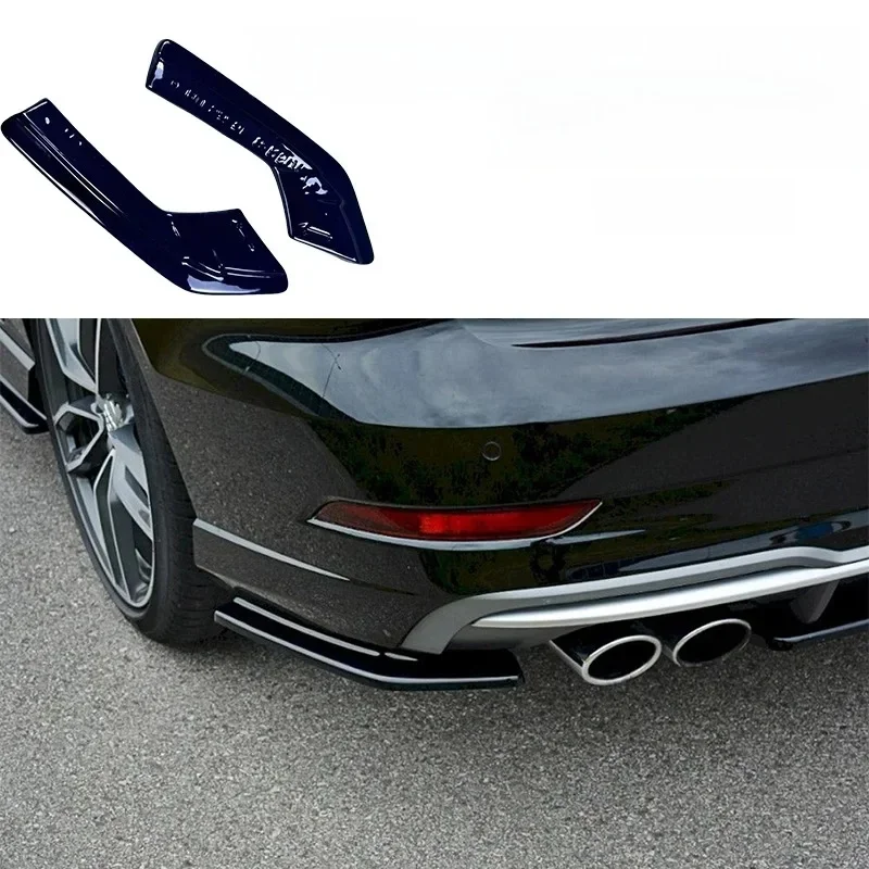 Tylny splitter boczny w stylu Maxton do Audi A3 S-Line S3 8V Facelift Sedan 2017-2020, tylny zderzak, spoiler boczny, dyfuzor. — zdjęcie 2