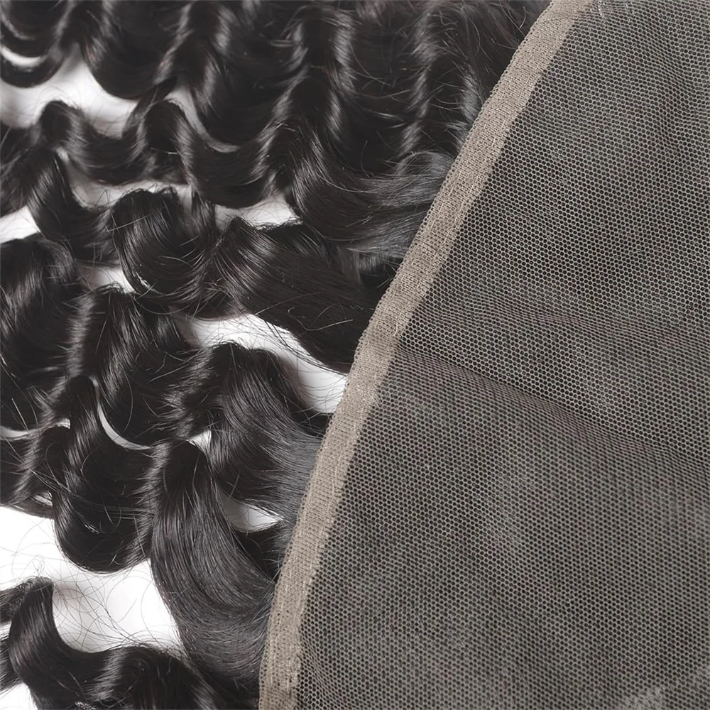 Curly 13x4 Lace Frontal Closure Body Wave Frontal Transparent Lace