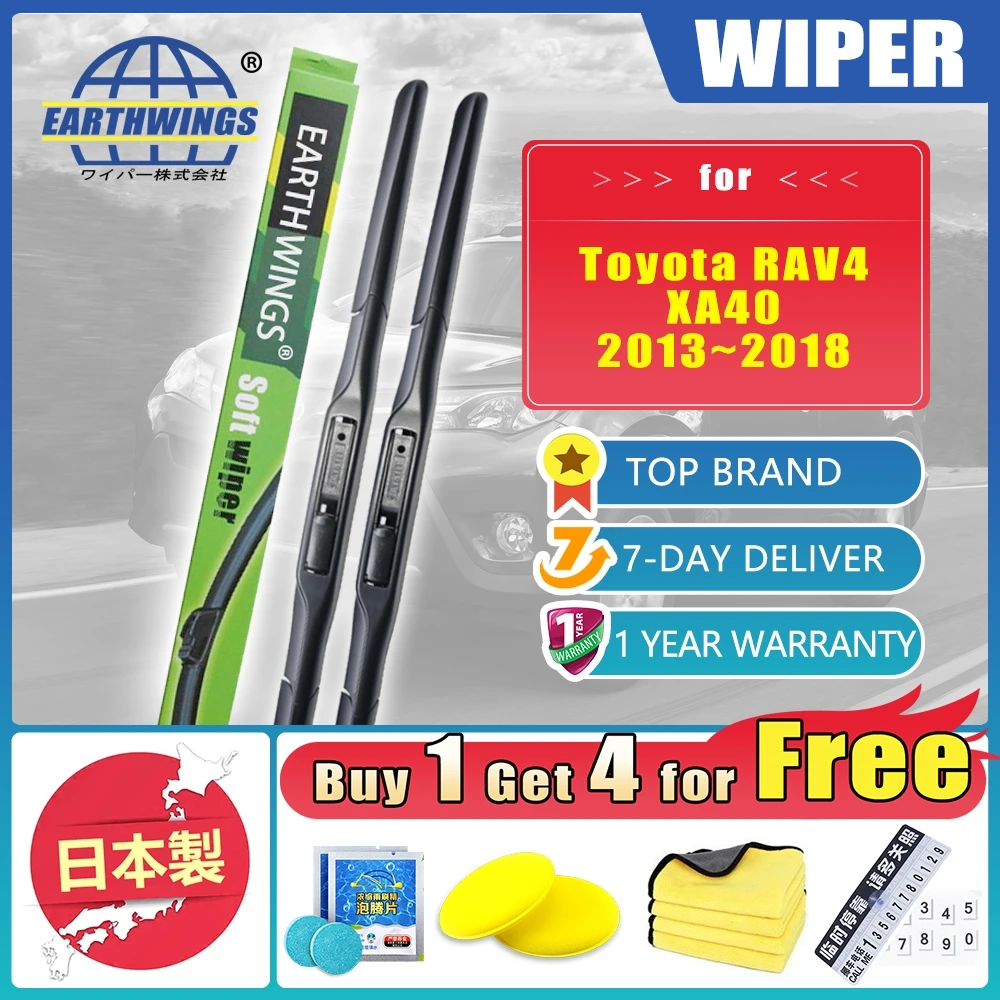 

2Pcs Car Front Wiper 26''16'' for Toyota RAV4 XA40 40 XLE 2013~2018 Accessories Blades Windscreen Windshield Auto 2014 2015 2016