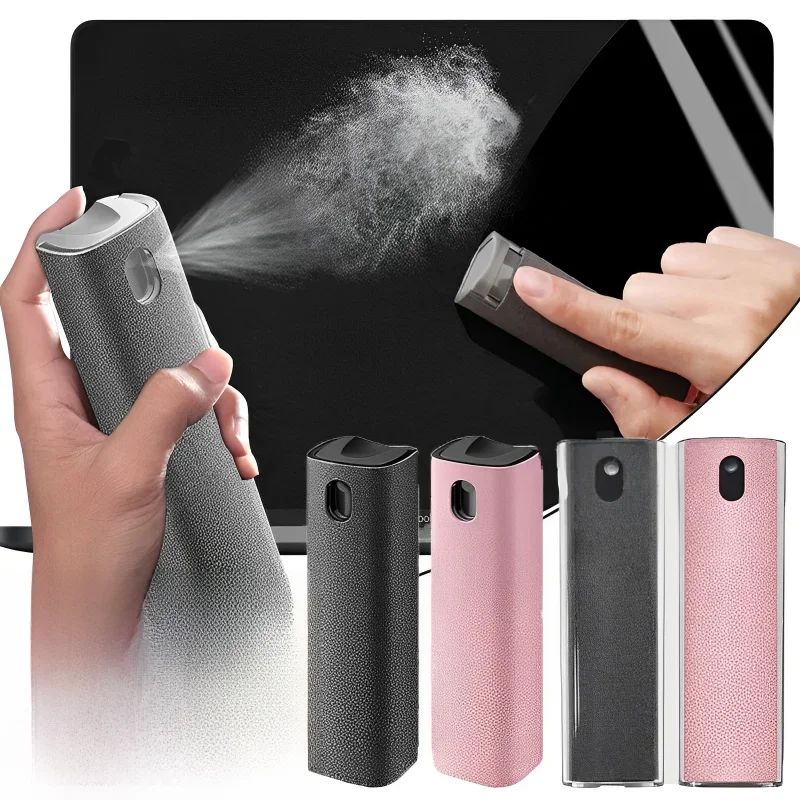 Nettoyeur d'Écran de Téléphone Portable, Spray Anti-Poussière pour Ordinateur, Outil de Polissage en Microcarence pour Livres de Voiture