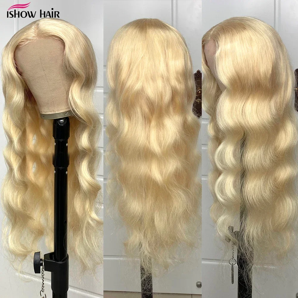 Clearance Pruik 613 Blonde Lace Front Pruik Schip Van Ons 100% Menselijk Haar 13X4 Body Wave Human Hair Pruiken Braziliaanse Lace Frontale Pruik