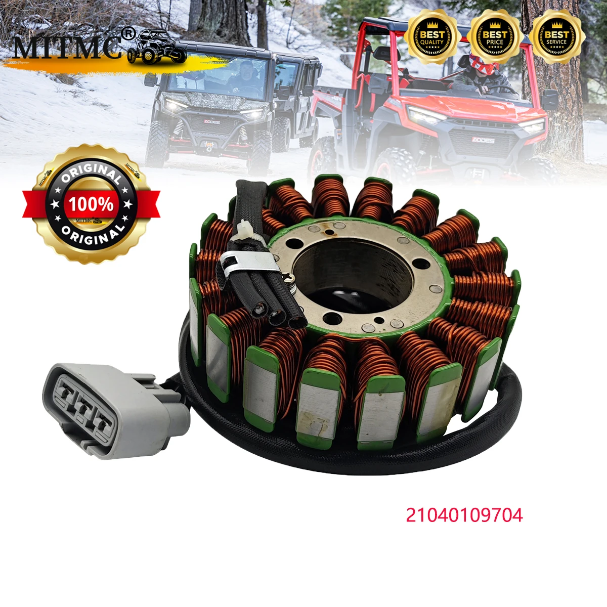 

Original High Power Magneto Stator For ODES UTV 800 1000 Dominator X2 X4 Raider 21040109704
