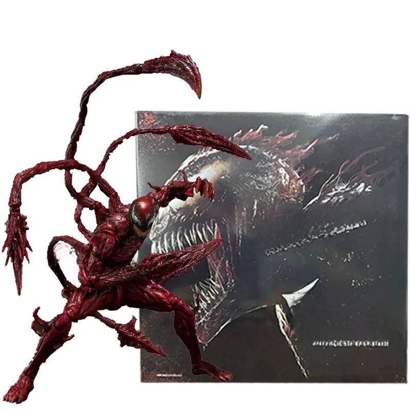 SHFiguarts Venom Red Venom Carnage Figurka akcji Shf Venom 2 Let There Be Carnage Figurka anime Model Lalka Zabawka Prezenty urodzinowe — 2