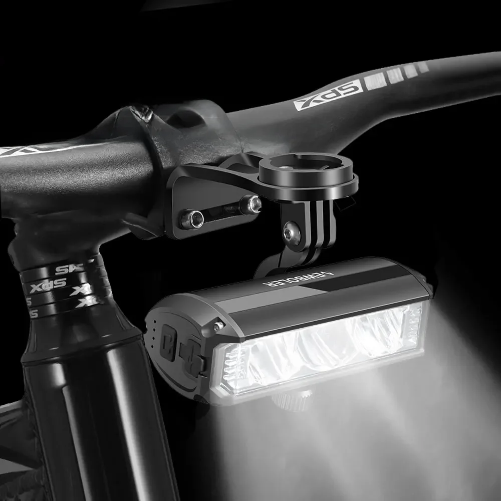 AliExpress NEWBOLER Bicycle Light Front 4000mAh Bike Light 3000Lumen Waterproof Flashlight USB Charging MTB Road Cycling Lamp Accessories