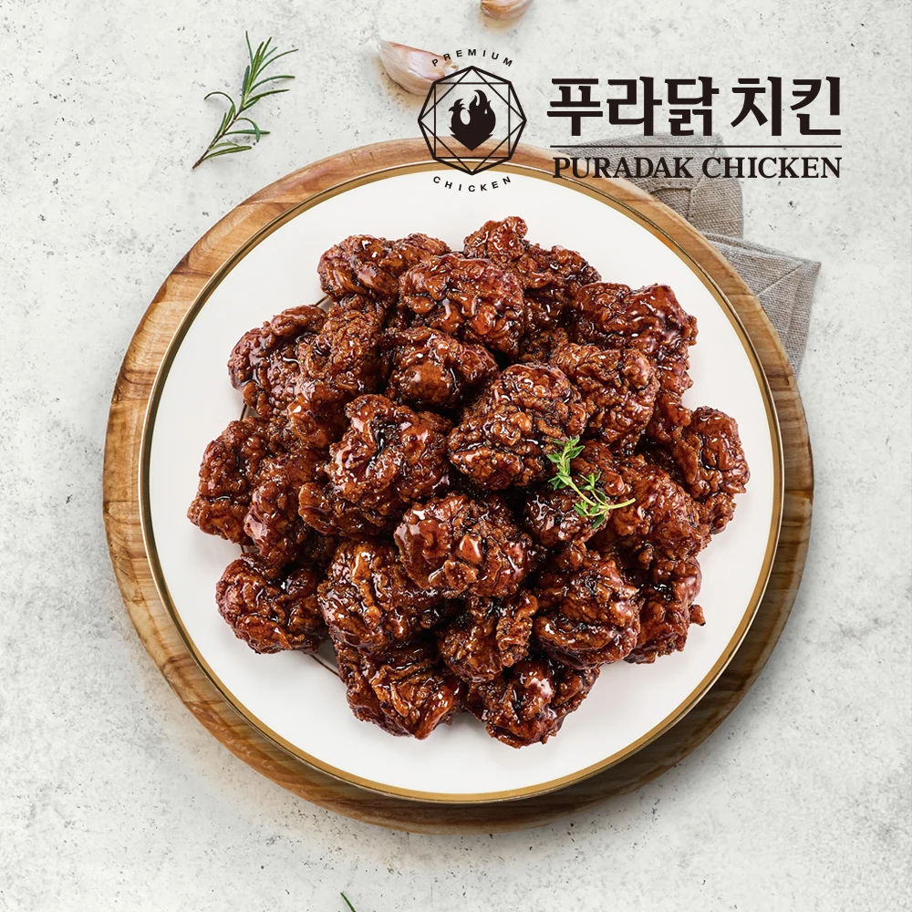 [푸라닭] 순살강정 10팩 세트 (블랙알리오5+달콤5) (250gx10)