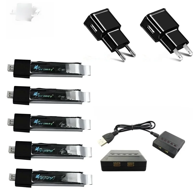 Batterie améliorée pour V911 F929 F939, avec jeux de chargeur, pour hélicoptère WLtoys V911 F929 F939 RC, 3.7V, 200mAh 551148 Batterie UE / États-Unis