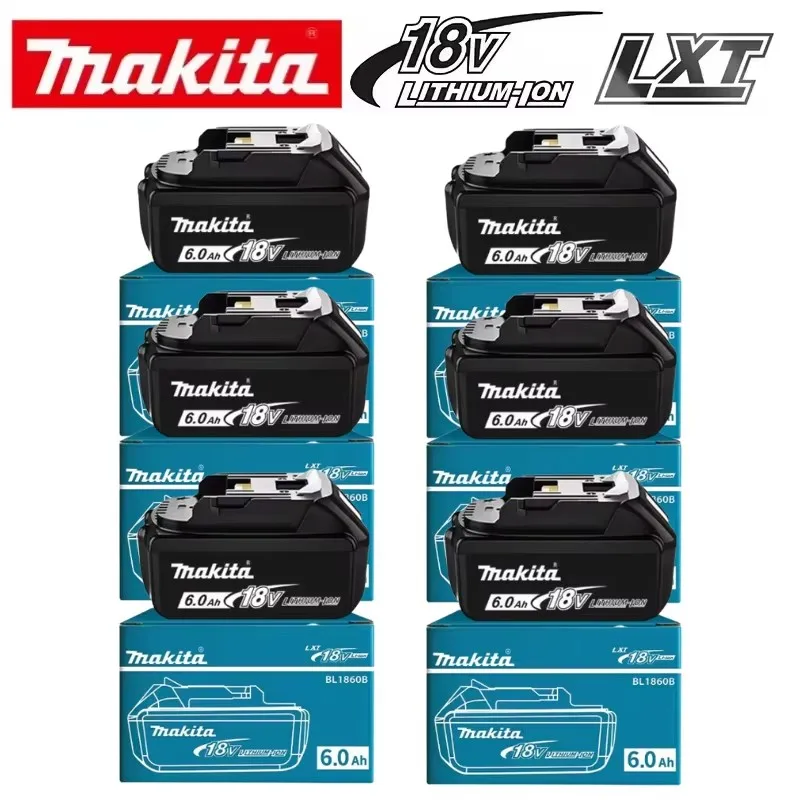 Livraison depuis la France Batterie 18V 6Ah Lithium-ion Compatible Makita BL1815 BL1820 BL1830 BL1840 BL1850 BL1860 BL1860B