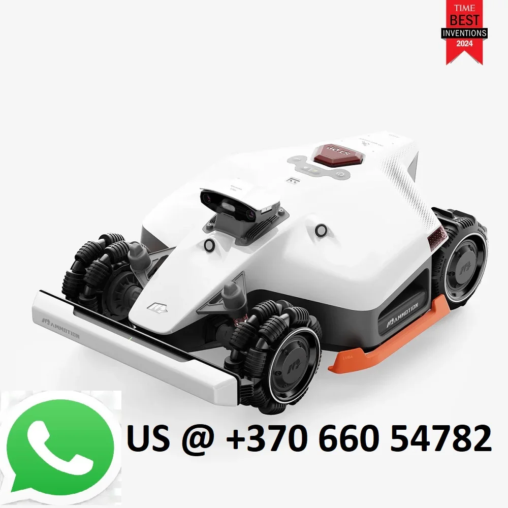 BEST NEW SALES FOR 2025 LUBA 2 AWD 5000X | 5000㎡ Perimeter Wire Free Robot Lawn Mower