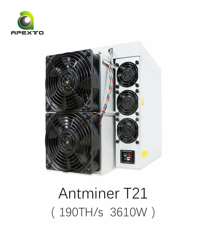 FA Bulk Buy China Wholesale New Cheap Price Bitmain Antminer T21 190th/s 19w Sha256 Air-cooling Miner