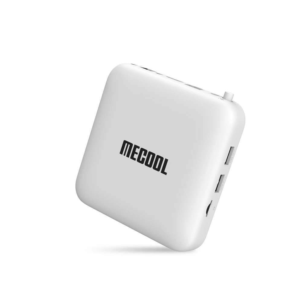 Mecool KM2 Kotak TV Pintar Android 10 Kotak TVBox Bersertifikat Google 2GB 8GB Dolby BT4.2 2T2R Pemutar Media 4K Wifi Ganda