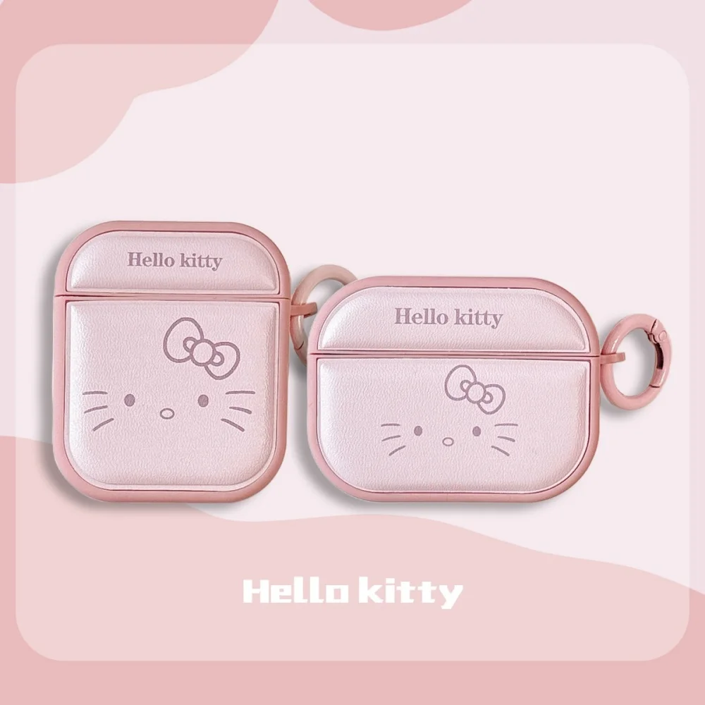 

Popular cute leather cartoon Hello Kitty headphone protective case, suitable for AirPods 4/3/2Pro/2/3, new protective case