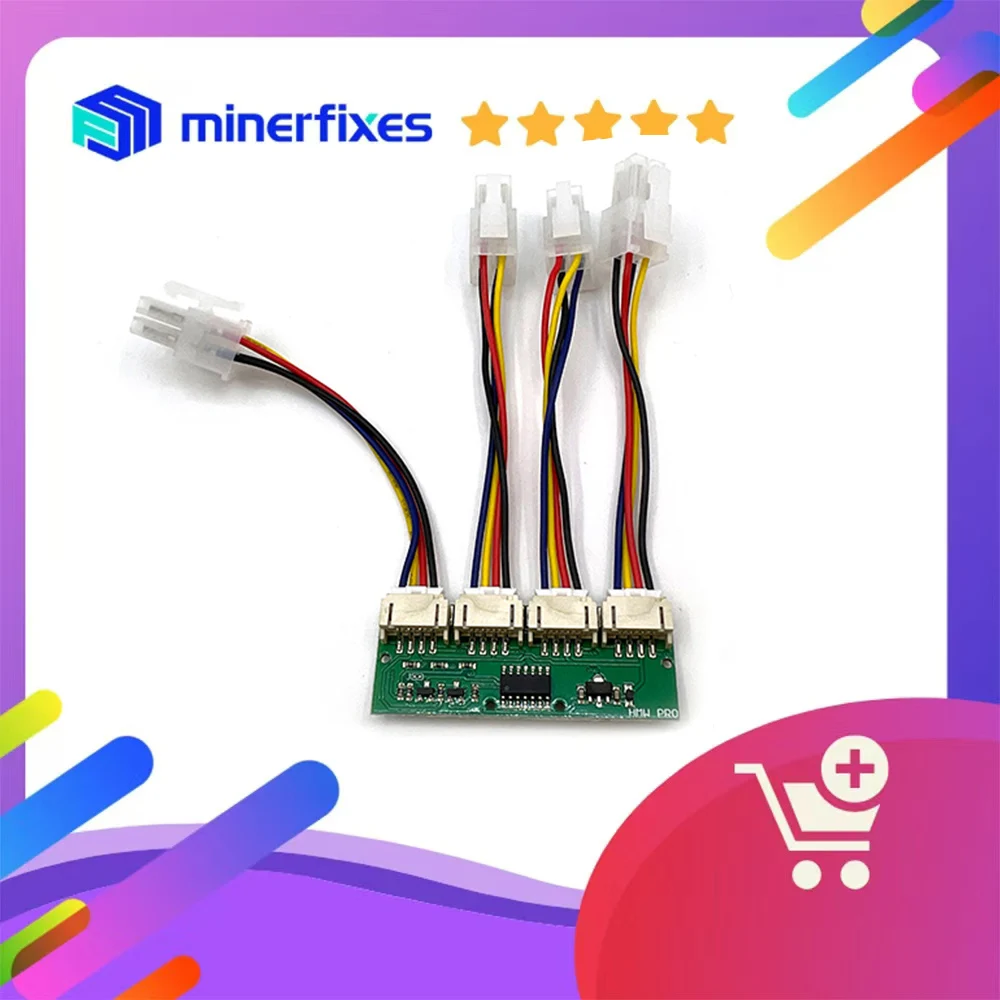 

4 шт. 4 в 1 Antminer, симулятор скорости вентилятора, эмулятор, мопельницы Antminer S21 + S21 S21PRO T21 KS5 KS5PRO, симулятор скорости вентилятора