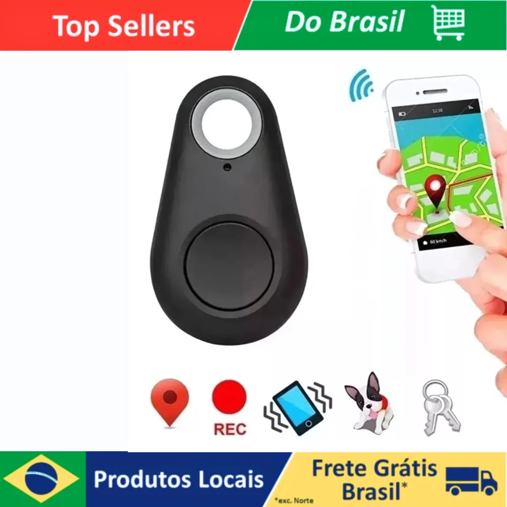 Mini Chaveiro ITAG Rastreador Localizador Bluetooth Anti-perda Carro Animal Chaves Bolsas Carteiras