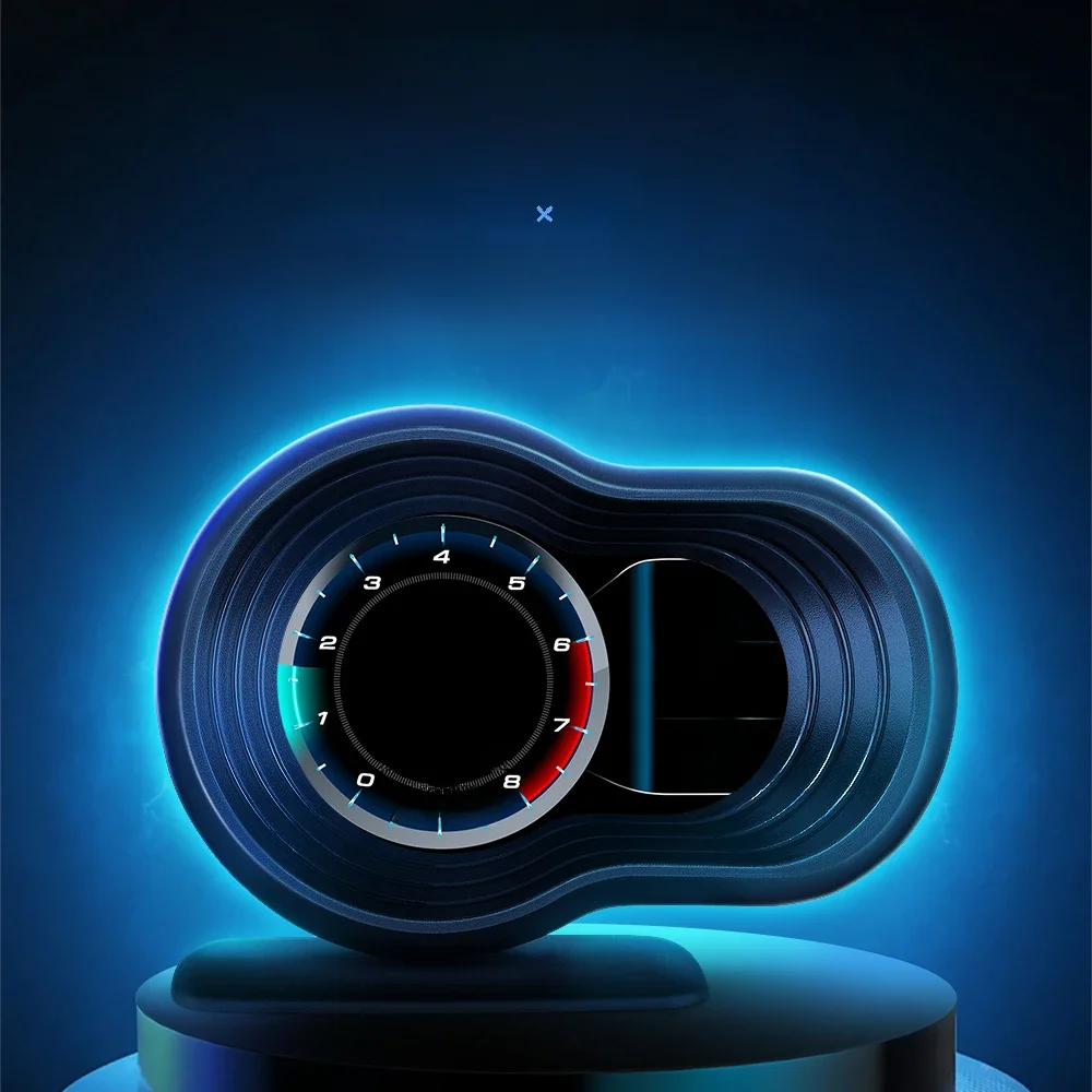 OBD2 voiture HUD F9 OBD affichage tête haute Auto voiture intelligente ordinateur de bord jauge compteur de vitesse numérique température moteur RPM alarme