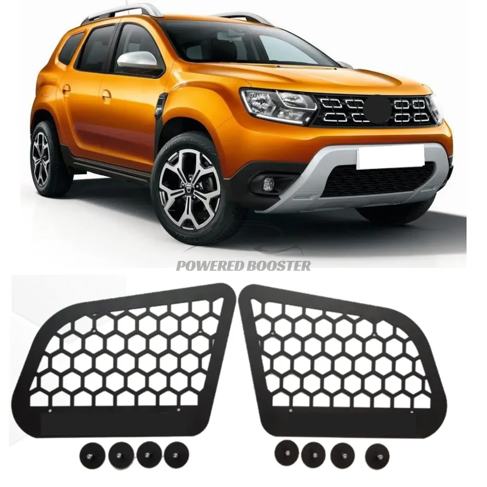 Dacia Duster-Protection de fenêtre latérale avec options entre 2010-2017 et 2018-2023, matériau