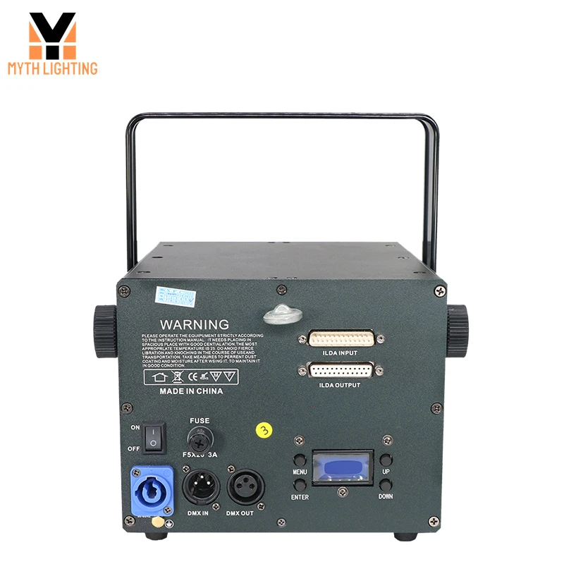 High Power ILDA DMX control RGB Full Color Laser Lights TTL Modulation for Party Stage Shows